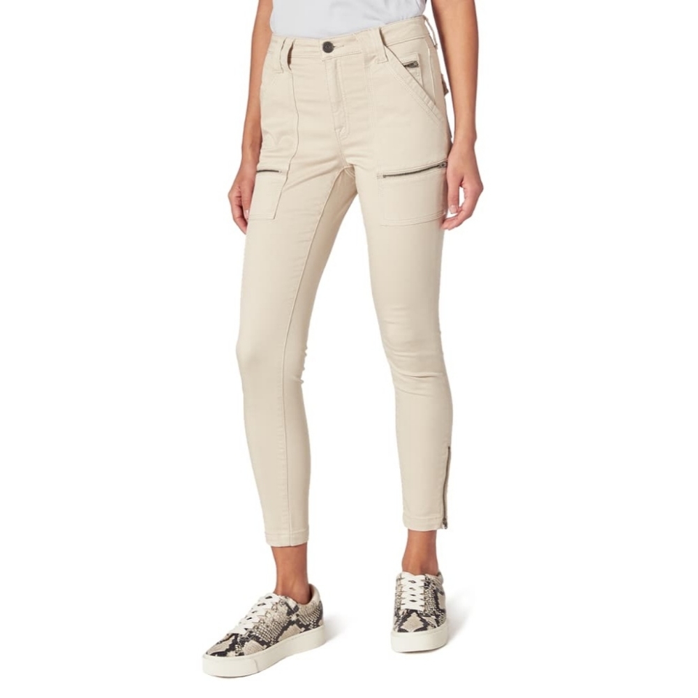 Joie Women's High Rise Park Zip Pocket Skinny Cargo Jeans NWT - Picture 2 of 6